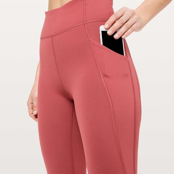 Lululemon Women's Time To Sweat Crop *23" Leggings - Pink - Picture 4 of 10